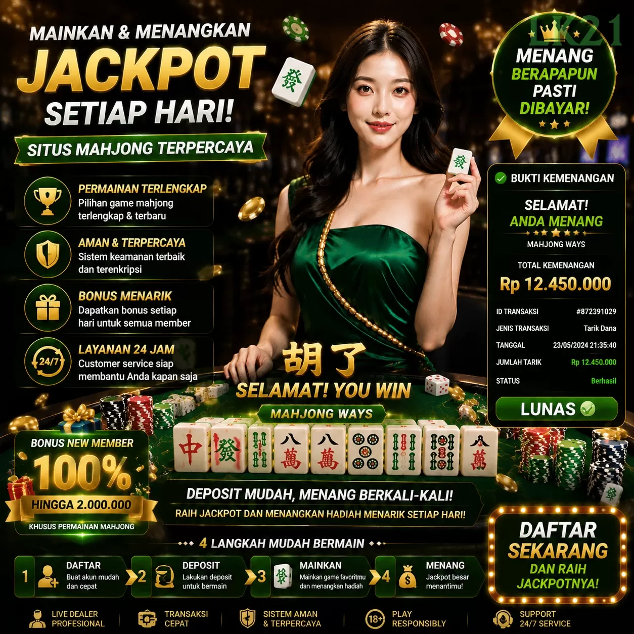 Ikon aplikasi lk21 resmi